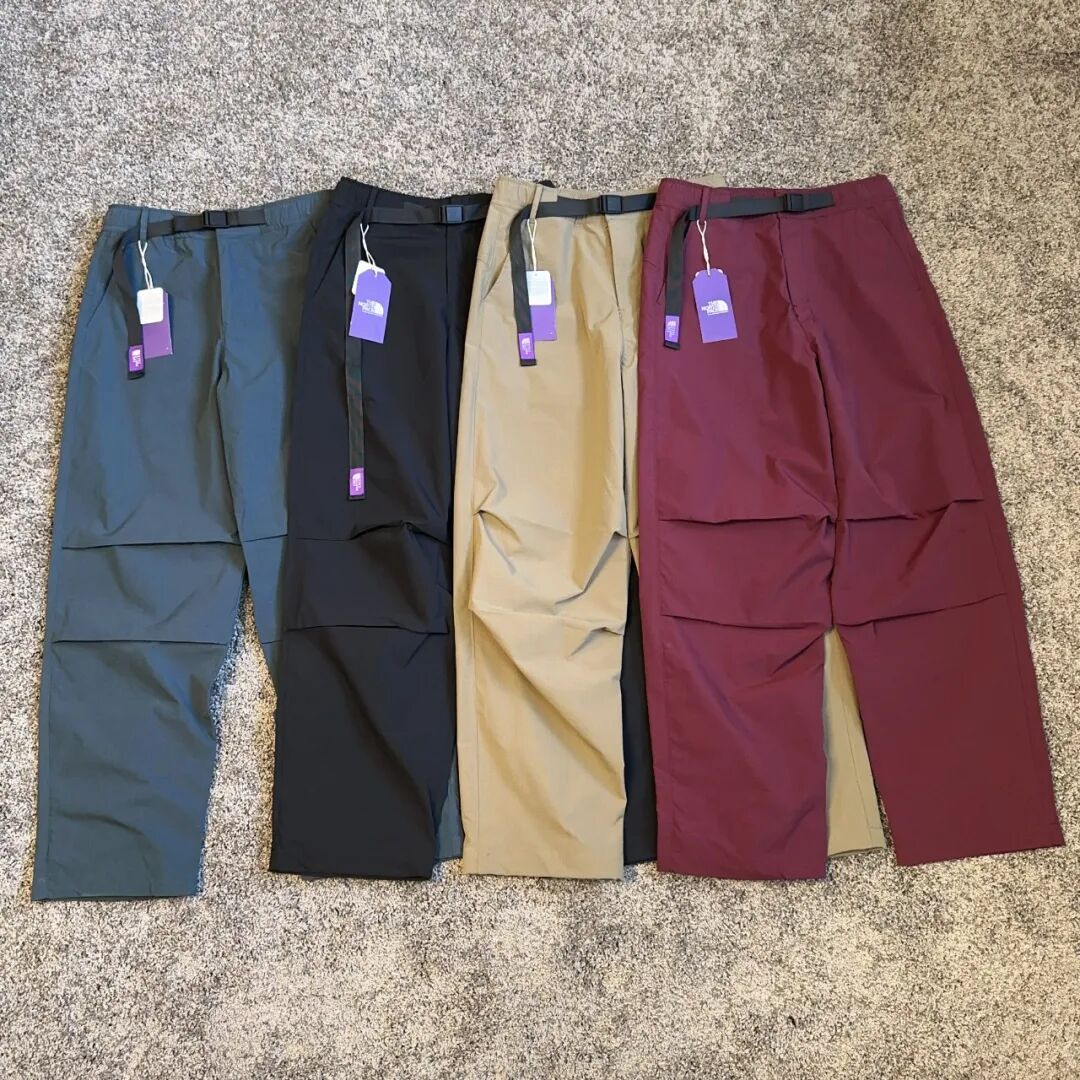 断码特价 TNF日线紫标Cargo Pants防刮格纹 户外机能伞兵工装裤