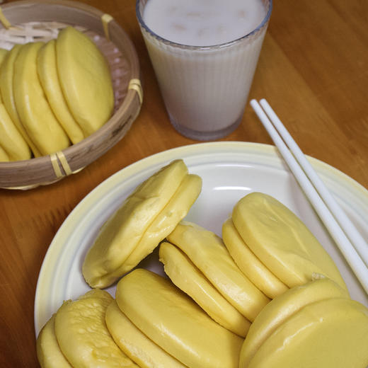 【铁棍山药玉米荷叶饼】 29.9💰到手3袋❗️优质主食❗️清新玉米香❗️蓬松喧软好口感～ ✅配料干净 ！ ✅浓浓玉米香 ，蓬松喧软，隔水蒸/微波炉都很方便  商品图4