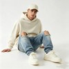 日系头层牛皮厚底运动小白鞋 商品缩略图1