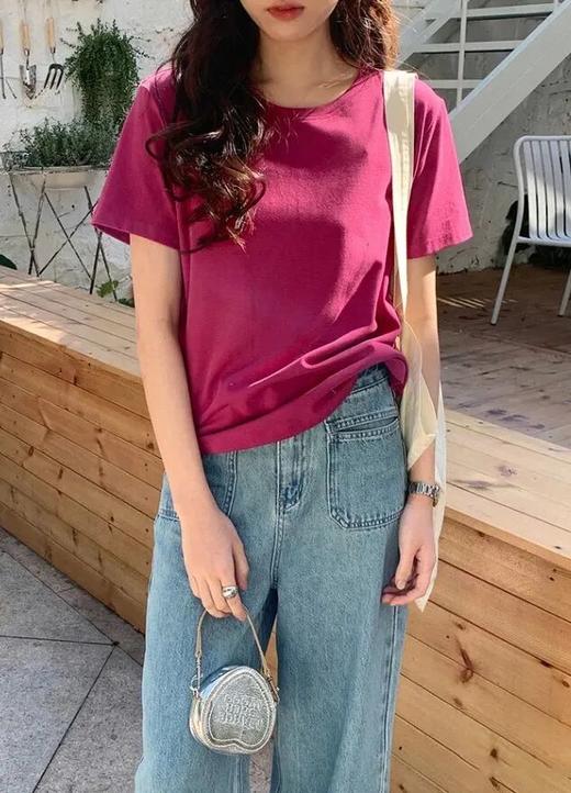 火龙果色T恤 | 温柔又显贵，黄皮闭眼冲【3-5天发货】 商品图4