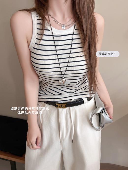 夏天简简单单的就很舒服👚【自带胸垫健身打底通勤内搭背心272】 让你轻松驾驭辣妹风✨ 谁穿谁好看系列 ⤋内搭单穿都很时髦，姐妹不可错过！ 商品图7