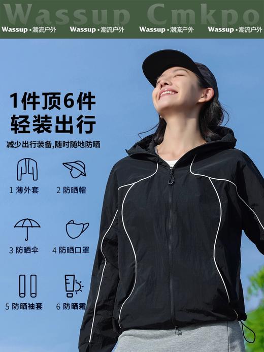 直发 一标之差，原厂货，蕉家！户外山系UPF50+连帽防晒衣外套 商品图4
