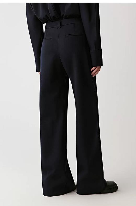 直发 客供面料，小禾家羊毛混纺针织布直筒裤 超级垂顺显瘦 商品图2