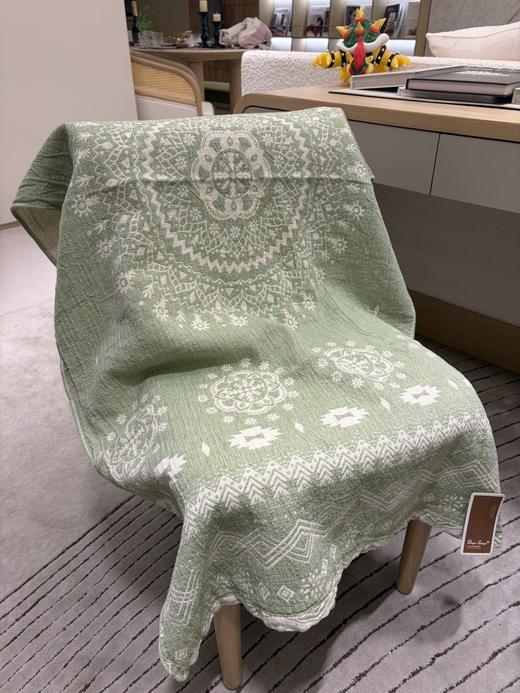 直发 轻奢棉麻 【清】春夏必备多层纱布浴巾多功能盖毯 商品图4