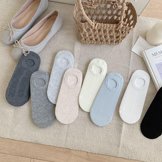 19.9元到手10双，工厂大清仓💰❗️ 【蝶时舞·空气感隐形硅胶船袜】🧦 会呼吸的“第二层皮肤” 巨柔巨舒适！87%含棉量，简约干净！无骨袜头一体缝合 商品图0