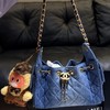 重磅渠道   牛仔25bag  夏日B入丹宁系列hobo  多口袋吊床包  单肩链条包 商品缩略图3