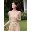 鹿向南【0417/20:00新品前1小时7折限量100件】国风气质杏色背心 商品缩略图4