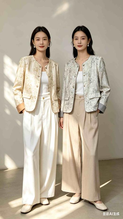 64W836时尚气质款国风外套 商品图2