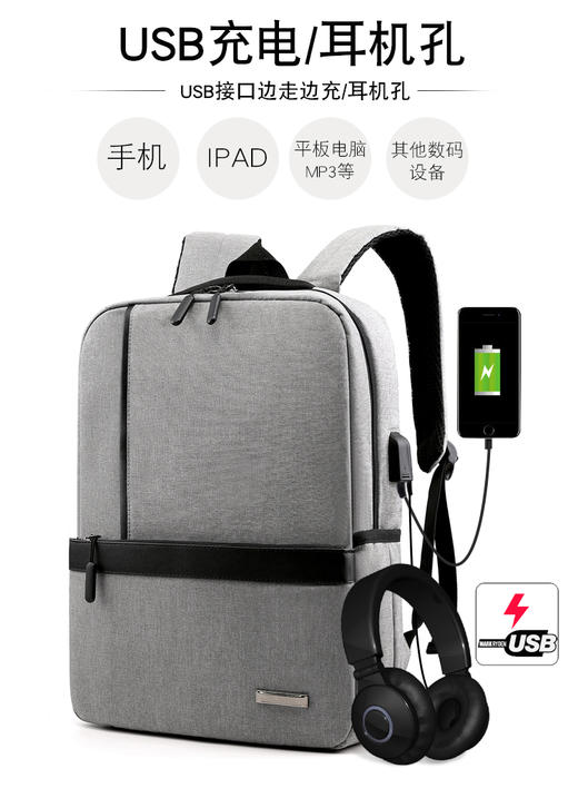 形象派xxp-3504 休闲双肩背包 领 商品图1