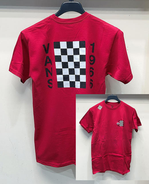 春夏新款  VANS/万斯 男士圆领透气LOGO印花短袖T恤 商品图0