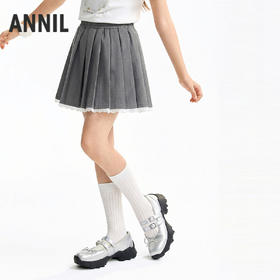 女童梭织短裙夏季新款安奈儿童装EG623710