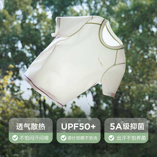 迷你巴拉巴拉儿童短袖T恤吸湿速干5A抗菌防晒上衣2026夏款UPF50+ 商品图4