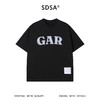 SDSA男装2026新款轻奢美式撞色印花字母圆领短袖T恤小标设计百搭 商品缩略图1