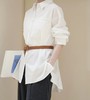 重磅纯元  ic140支府绸棉白衬衫   Giza94棉中白金  高密府绸秀款宽松廓形衬衫 商品缩略图0