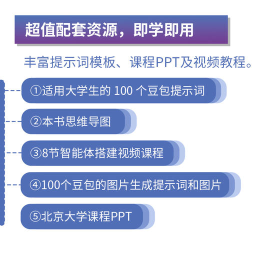 大学生豆包全场景攻略 学业生活求职一本通 豆包ai应用入门到精通豆包论文写作科研入门 商品图2