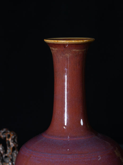 清	钧釉赏瓶 商品图2