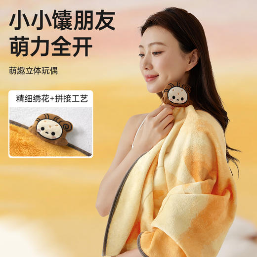 洁丽雅馕朋友画的饼空调盖毯 商品图1