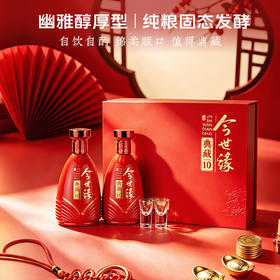 今世缘 典藏10礼盒 42度 500ml 2瓶装