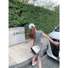 <曾小咸推荐>圆领2色短袖修身连衣裙短裙【预售7-15天发货】 商品缩略图4