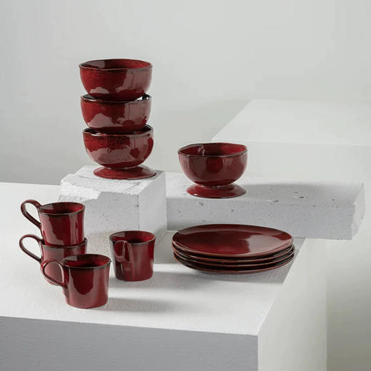 【单件】serax La Mère Tableware威尼斯红系列合集餐具盘碟碗杯果盘杯 商品图1