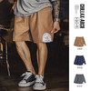 马登工装美式莱赛尔仿亚麻短裤外穿直筒老钱风休闲5分裤薄款男夏 商品缩略图0