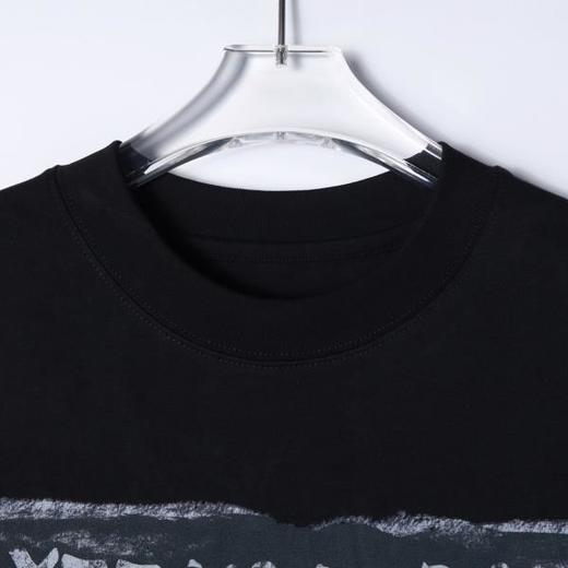 SDSA男装2026新款做旧涂鸦字母印花宽松短袖T恤美式复古休闲上衣 商品图1