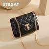 星期六菱格纹小香风斜挎链条单肩包SSD521A0GW 商品缩略图0
