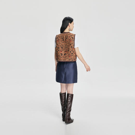 凯喜雅 圆领中式马甲（5-7天发货） 商品图4