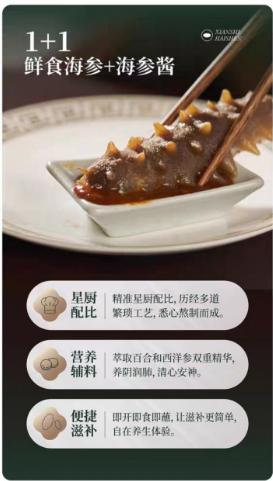 长生岛鲜食海参10-12头/盒500g 商品图3