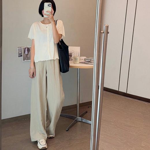 米莎桐天丝亚麻阔腿裤 | 凉快、不闷汗、不粘腿、遮肉、显腿长【3-5天发货】 商品图7