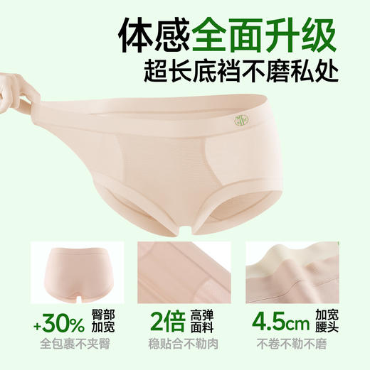 宜可露竹棉莱卡呼吸裤内裤 926 927 商品图2