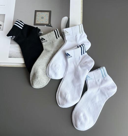 一组5双。短筒袜来了AD运动短筒男女袜 商品图3