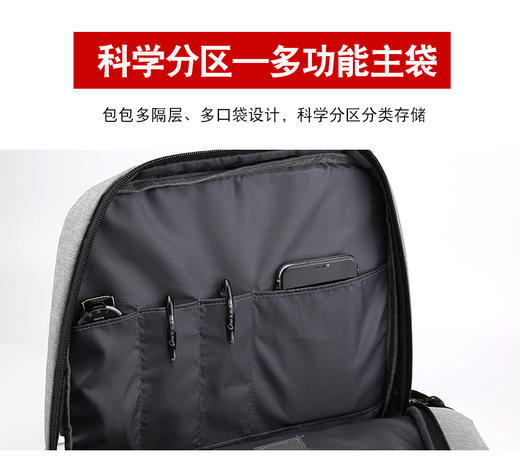 形象派xxp-3504 休闲双肩背包 领 商品图4