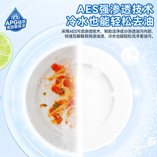 『植萃果蔬餐具净』洗餐具+果蔬！食品级配方果蔬安心洗强效去油祛味易漂洗 商品图4