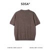 SDSA男装2026新款高贵轻奢美式复古拼接半纽扣短袖T恤休闲时尚潮 商品缩略图4