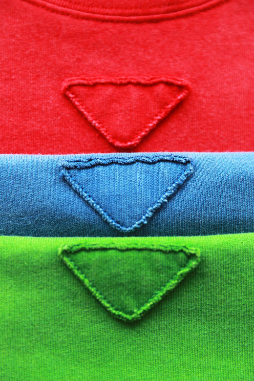 做旧小标tee，三色一起。复古氛围感圆领宽松全棉短袖t恤E041488 商品图13