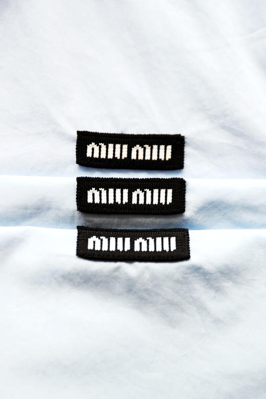 蕾丝边衬衫，千金娃娃领上衣。胸口小标海盐蓝低饱和衬衣E041468 商品图14