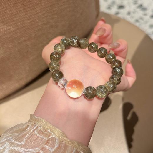 ARSIS｜晶石系列 招贵守护 · 绿祖母晶白水晶串珠手链 商品图1