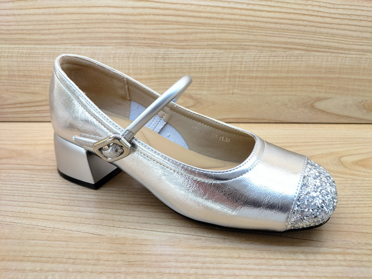 2024秋季新款豪行真皮女鞋24326613时尚中跟显瘦简约浅口单鞋