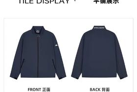 XXMKappa卡帕背靠背运动夹克男士复古弹力开衫外套透气上衣