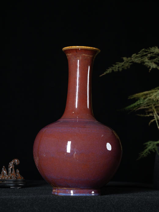 清	钧釉赏瓶 商品图4