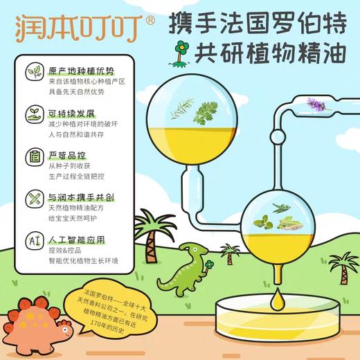 润本叮叮植物精油贴（恐龙王国）-60片装 商品图3