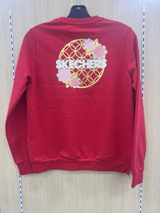 XY｜Skechers斯凯奇中国风印花上衣女休闲运动卫衣潮百搭时尚l122w072 商品图1