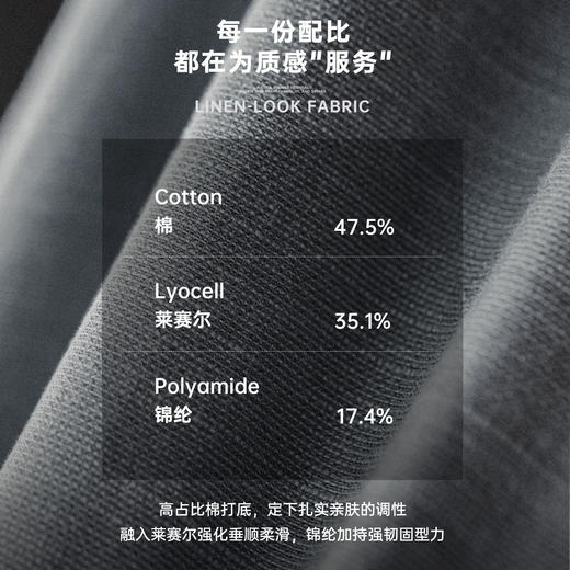 马登工装美式莱赛尔仿亚麻短裤外穿直筒老钱风休闲5分裤薄款男夏 商品图2