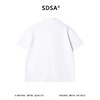 SDSA男装2026新款高贵轻奢潮牌纯色系带设计短袖T恤百搭时尚上衣 商品缩略图4