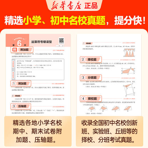 【2026版】新华浅奥 学浅奥上名校 小学1-6年级 数学思维训练真题实训全国通用举一反三 商品图2