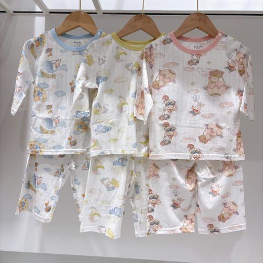 【26家居服合集】嘟嘟家儿童睡衣夏季男童家居服套装宝宝童装内衣睡裤夏装薄款居家服 商品图10
