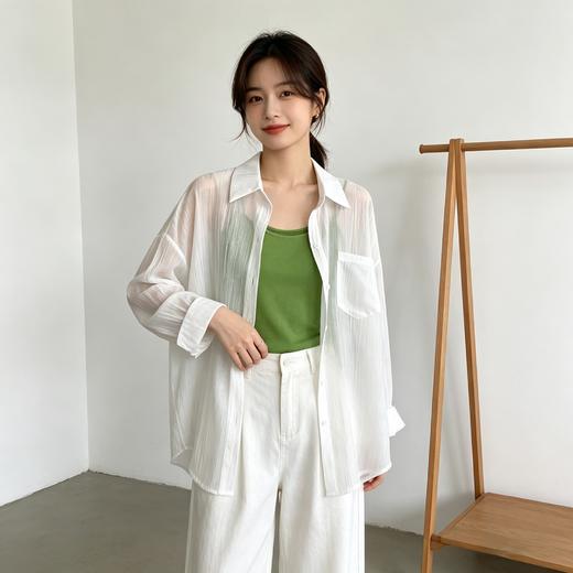 【天丝莱赛尔空调衫】天丝莱赛尔混纺材质 薄如蝉翼自带呼吸感  轻薄！透气！飘逸~~ 商品图1