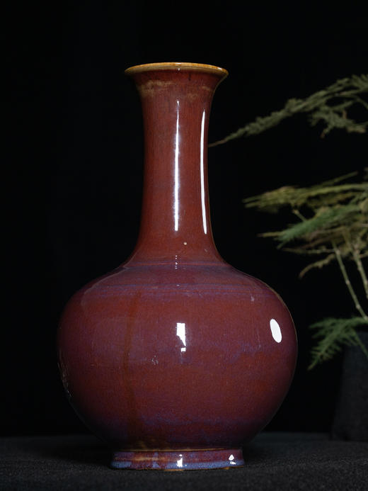 清	钧釉赏瓶 商品图0