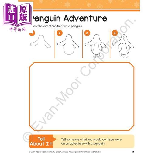 【中商原版】Evan Moor Animals Amazing Earth Adventures and Activities 奇妙的地球冒险 动物 8-9岁 美国教辅原版evanmoor 商品图2